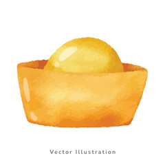 Yuan Bao Chinese gold coin.