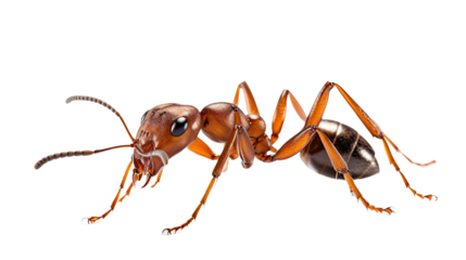 Ant isolated on a transparent background