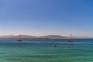 Paisaje en Cangas de Morrazo, Galicia.