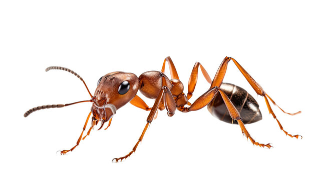 Ant isolated on a transparent background