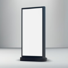 Empty Outdoor Advertising billboard mockup