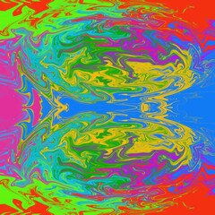 Abstract, color-painted images without exact shapes, multi-colored, are used to create background images, pretty multi-colored painted together.