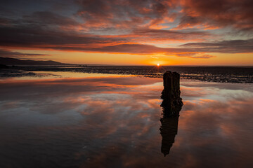 Stunning Sunrise at Blackrock Beach, Dundalk, Louth Ireland 