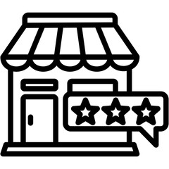 Shop Review Icon