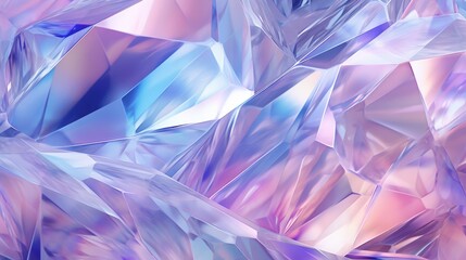 Iridescent Crystal Abstract Background AI Generated