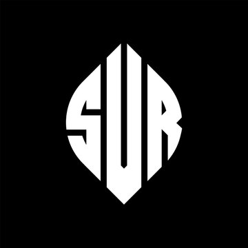SVR circle letter logo design with circle and ellipse shape. SVR ellipse letters with typographic style. The three initials form a circle logo. SVR circle emblem abstract monogram letter mark vector.