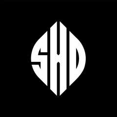 SXD circle letter logo design with circle and ellipse shape. SXD ellipse letters with typographic style. The three initials form a circle logo. SXD circle emblem abstract monogram letter mark vector.