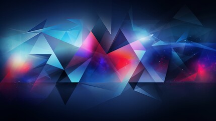 Abstract Modern Triangle Background AI Generated