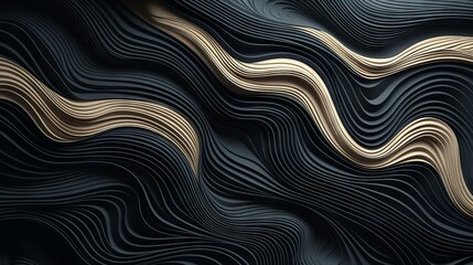 Abstract Organic Lines Wallpaper Texture Background AI Generated