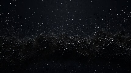 Abstract Background with Black Particles AI Generated