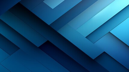 Blue Gradient Diagonal Rectangle Background AI Generated