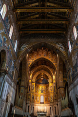 Cathedral of Santa Maria Nuova in Monreale, Palermo, Sicily, Italy