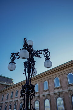 Old street lamps, in Budapest 