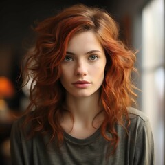 Naklejka premium portrait of a woman