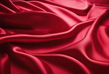 Red luxury fabric background with copy space stock photoRed Textile Backgrounds Satin