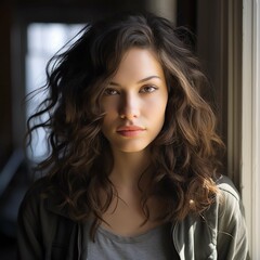 Fototapeta premium portrait of a Calm Women