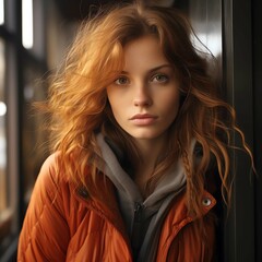 Naklejka premium portrait of a person