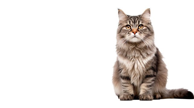 Cat isolated on a transparent background
