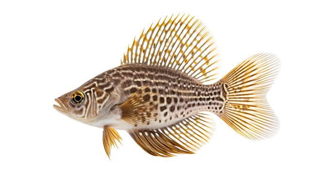 Caulophrynidae fish isolated on transparent background