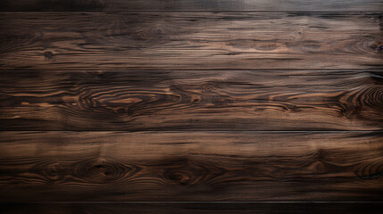 Fototapeta premium wooden table top in dark timber