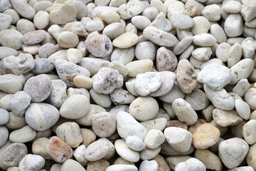 White rocks, stones for background
