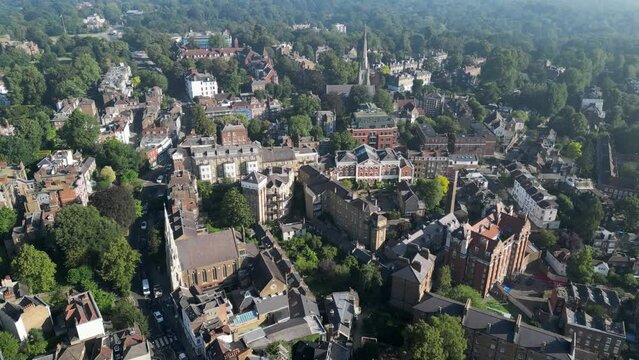 Hampstead is an affluent residential community long favoured by academics, artists, and media figures