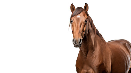 Horse isolated on a transparent background