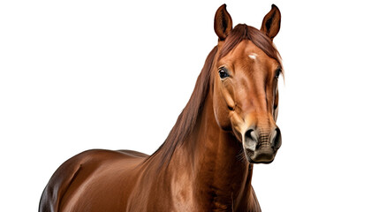Horse isolated on a transparent background