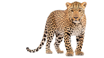Leopard isolated on a transparent background