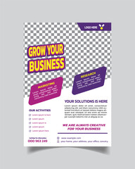 Modern Business Flyer and Corporate Business Leaflet Creative Agency Poster A4 