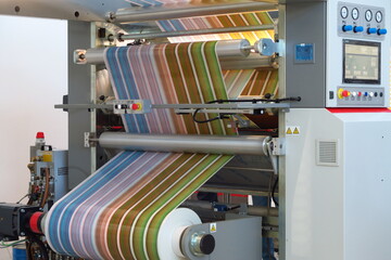 Final winding of rotogravure printing machine