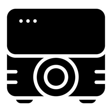 projector glyph icon