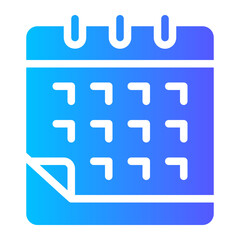 calendar gradient icon