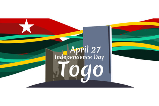 April 27, Independence day of Togo Vector Illustration. Suitable for greeting card, poster and banner.
