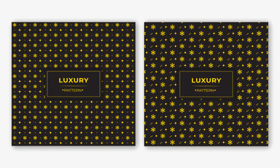 Luxury Geometric  Seamless Pattern, Luxury Floral Seamless Pattern, Golden Geometric Patterns Seamless Backgrounds Set
