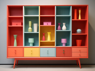 Colorful Cupboard illustration