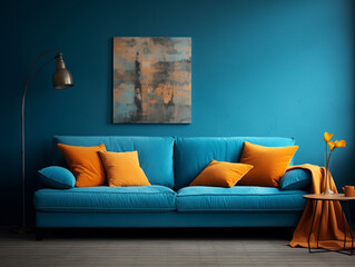 Creative colorful Interior illustration