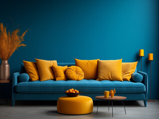 Creative colorful Interior illustration