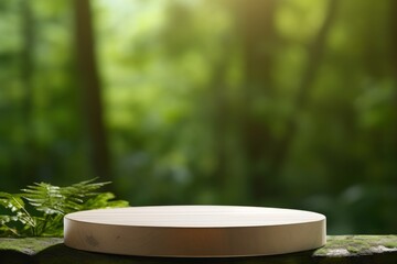 Nature Podium Display Background For Cosmetic