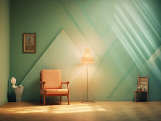 Creative colorful Interior illustration