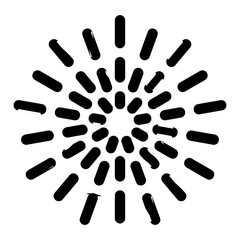 fireworks glyph icon