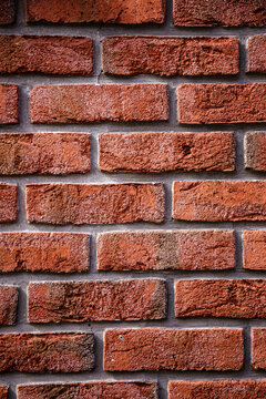 Old brick embossed wall background