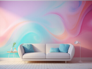 Creative colorful Interior illustration