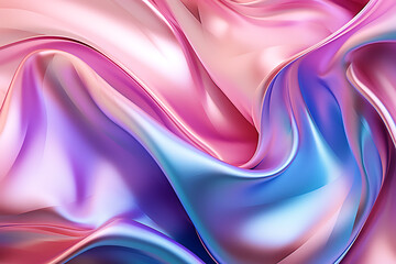 Obraz premium Melty metal texture with waves, liquid metallic silk wavy design. Abstract background with melty metallics.