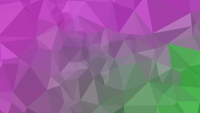 Spiral Odyssey: Dynamic Low Poly Emanation with Colorful Triangular Symphony