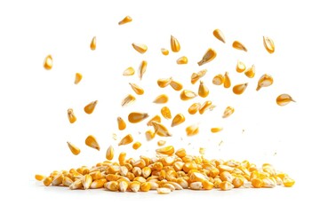 Corn Falling in the Air, A Captivating Moment of Natural Motion and Grace