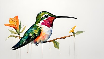 Isolate Hummingbird