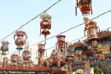 Lanterns in the monastery
