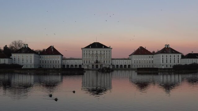 The Nymphenburg Palace (Schloss Nymphenburg) in Munich, Germany