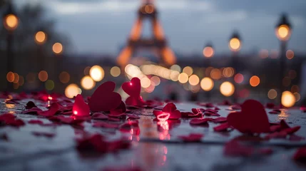 Fotobehang Valentine Paris Rose's Light Crimsons  © Shahir